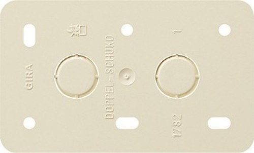 Gira Montageplatte 2-fach cws AP 008213