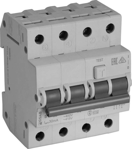 GSAB Elektrotechnik FI-LS-Kombination B32 3-pol.+N 30mA FILS4B3230