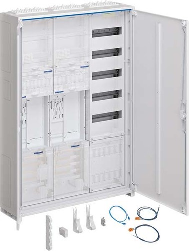 Hager Komplettschrank,univers Z 2 Zählerpl. 3-feld. ZB33SET25LK