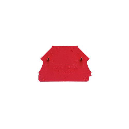 Weidmüller Abschlussplatte 44x1.5mm rot WAP WDU2.5N/4N RT