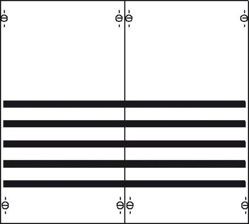 Striebel&John Verteilerfeld 2FB f. 2SS-System 2V00SH