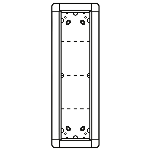 Ritto Portier UP-Rahmen si 4-fach, 141x431mm 1881420