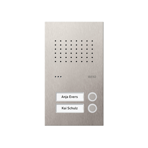 Ritto Türstation Pur Edelstahl Acero Audio, 2WE RGE1810225 Ritto Türstation Pur Edelstahl Acero Audio, 2WE RGE1810225