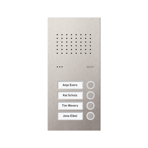 Ritto Türstation Pur Edelstahl Acero Audio, 4WE RGE1810425 Ritto Türstation Pur Edelstahl Acero Audio, 4WE RGE1810425