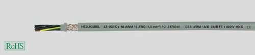 Diverse HEL JZ-602-CY 4xAWG 12 (4 G4) PVC-Steuerltg UL JZ-602-CY 4xAWG 12