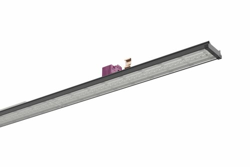 Ridi-Leuchten LED-Geräteträger, 7x 830, DALI2, schwarz VL2SGL200 #2560668SW