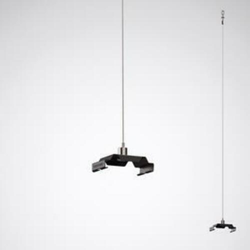 Trilux Seilaufhängung schwarz A01DSXOE/1500 078 05