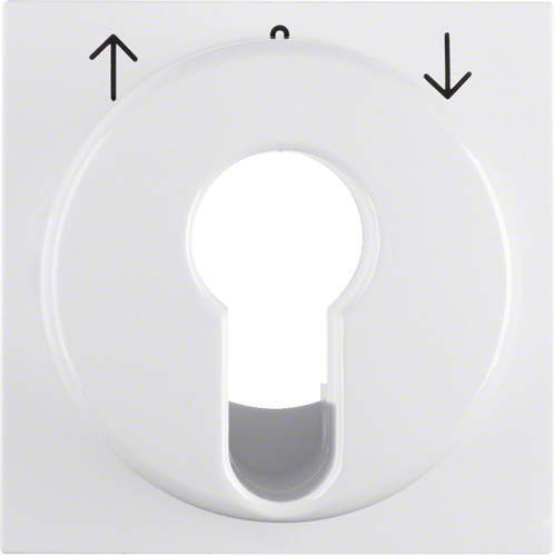 Berker Zentralstück S.1 IP44 pws glänz. 15088989