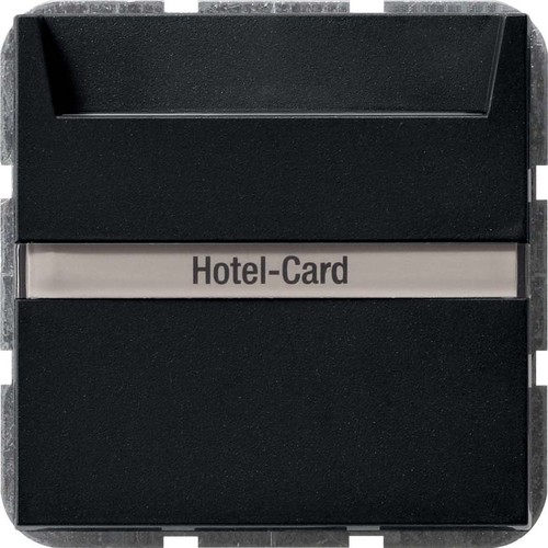Gira Hotel-Card-Taster Wechsler bel. BSF schwarz 0140005