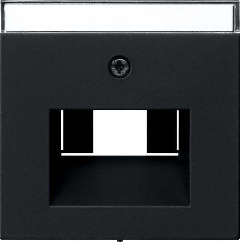 Gira Abdeckung schwarz BSF UAE/IAE+Netzwerk 0284005