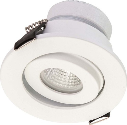 EVN Lichttechnik LED-Deckeneinbauleuchte 3000K 350mA IP44 P44030102 weiß