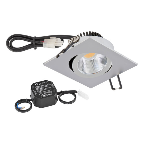 EVN Lichttechnik LED-Deckeneinbauleuchte 4000K 350mA IP20 PC24N61540 chr/mt