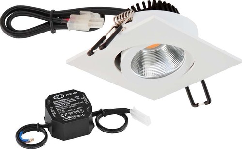 EVN Lichttechnik LED-Deckeneinbauleuchte 4000K 230V IP20 PC24N90140 weiß