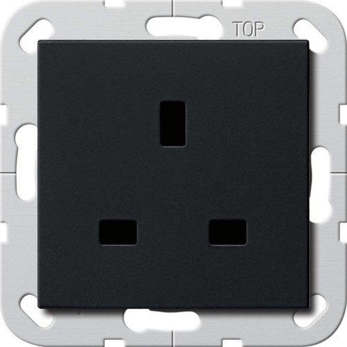 Gira Steckdose schwarz BS13A 2776005