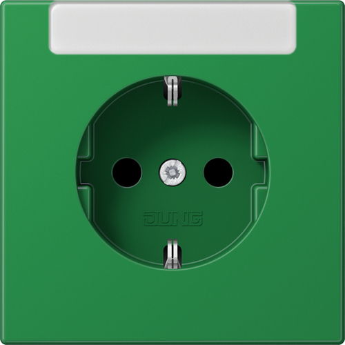 Jung SCHUKO-Steckdose 16A 250V m.Berührungsschutz LS 1520 INA GN