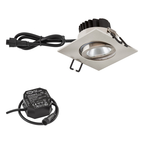 EVN Lichttechnik P-LED Deckeneinbauleuchte IP65 HV 3000K 1010lm PC654N91302
