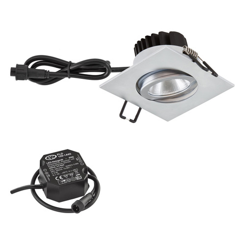 EVN Lichttechnik P-LED Deckeneinbauleuchte IP65 HV 3000K 1010lm PC654N91502