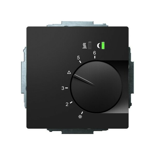 Eberle Controls UP-Raumregler, schwarz matt 63x63 mm 5-30C UTE 250#547895557802 Eberle Controls UP-Raumregler, schwarz matt 63x63 mm 5-30C UTE 250#547895557802