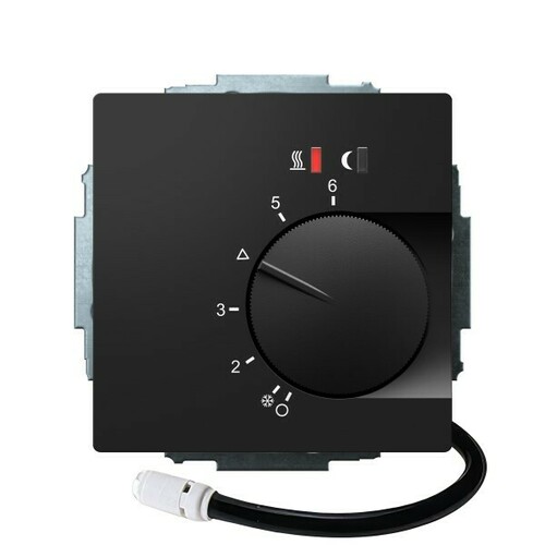 Eberle Controls UP-Fussbodenregler 10-40C, schwarz matt 63x63 UTE 280#547816157802 Eberle Controls UP-Fussbodenregler 10-40C, schwarz matt 63x63 UTE 280#547816157802