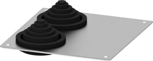 Siemens Dig.Industr. Flanschplatte mit 2x Gummitülle 8GK9100-0KK15 Siemens Dig.Industr. Flanschplatte mit 2x Gummitülle 8GK9100-0KK15