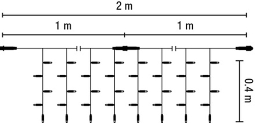 Scharnberger+Hasenbein LED-Drape Lite 240 230VLED weiß o.Stecker 58723 Scharnberger+Hasenbein LED-Drape Lite 240 230VLED weiß o.Stecker 58723