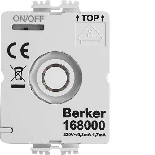 Berker LED-Modul Drehschalter 230V, mit N-Leiter 168000