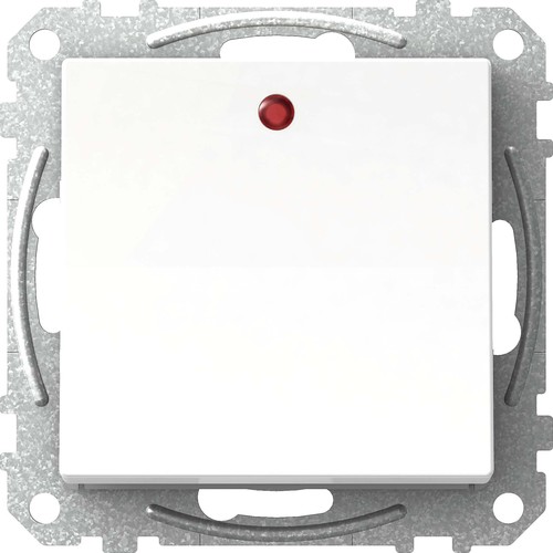 Elso Taster beleuchtet 16A m.Wippe weiss WDE002146