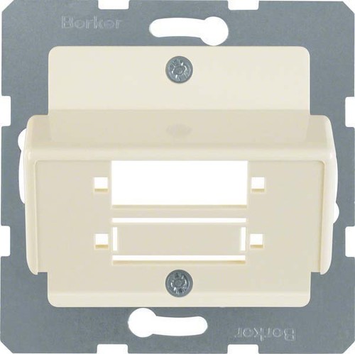Berker Zentralplatte weiß f.LWL-Kupplung 148002