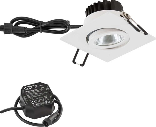 EVN Lichttechnik P-LED Deckeneinbauleuchte 3000K IP65 230V weiß PC654N60102