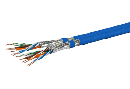 Metz Connect GC1300 plus22 Cat.7A blau 8P S/FTP AWG22 GC1300+-8P-Dca-T500
