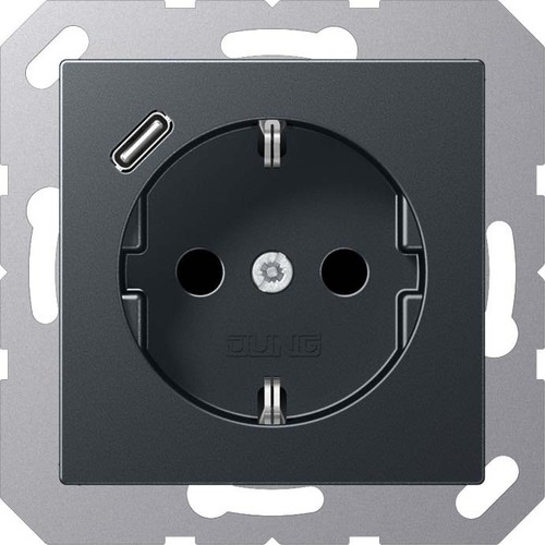 Jung SCHUKO Steckdose mit USB Typ C A 1520-18 C ANM