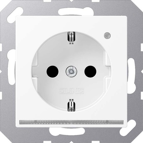 Jung SCHUKO Steckdose mit LED-Licht A 1520-O WWM LNW