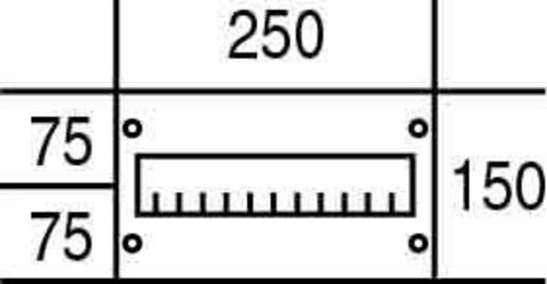 Striebel&John Abdeckung 150x250 ohne Schlitz AG11 Striebel&John Abdeckung 150x250 ohne Schlitz AG11
