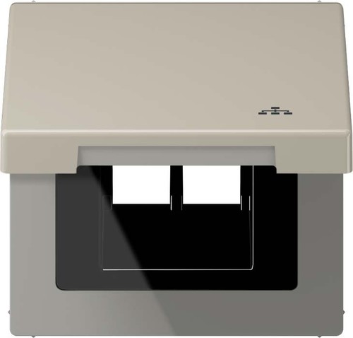 Jung Klappdeckel LAN m.Zentralplatte ES 2990 KL LAN