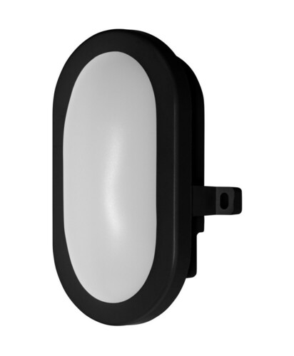 Ledvance LED-Wand-/Deckenleuchte 4000K schwarz LEDBULKHEAD6W840BK