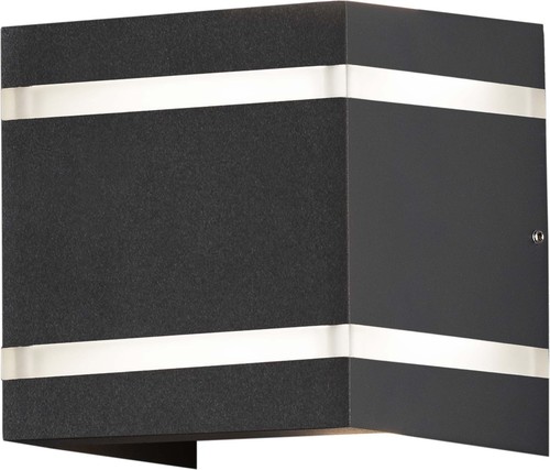 Gnosjö Konstsmide AL LED-Wandleuchte anth/alu lackiert 7870-370 Gnosjö Konstsmide AL LED-Wandleuchte anth/alu lackiert 7870-370