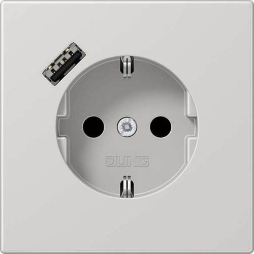 Jung SCHUKO Steckdose mit USB Typ A LS 1520-18 A LG