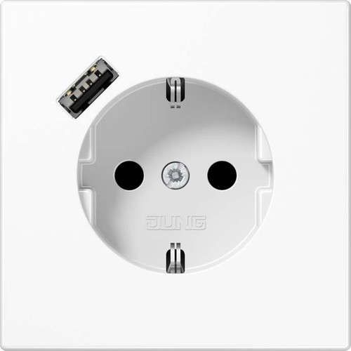 Jung SCHUKO Steckdose mit USB Typ A LS 1520-18 A WW