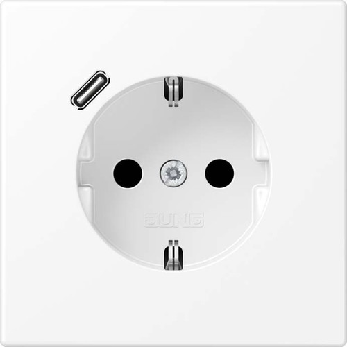 Jung SCHUKO Steckdose mit USB Typ C LS 1520-18 C WWM