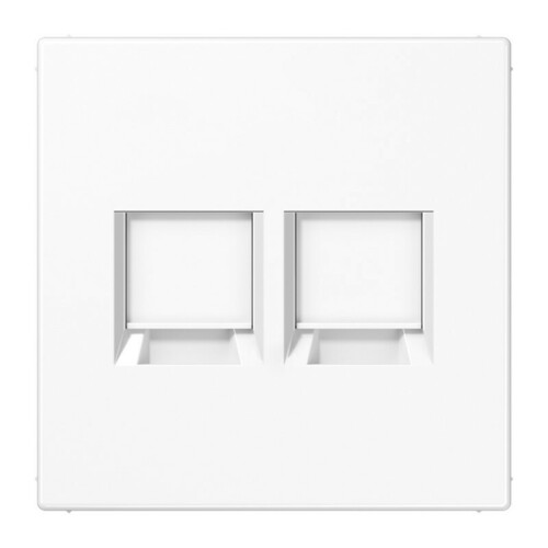 Jung Abdeckung 2-fach f.MJ WE TE-connect. LS 1969-25 WE WW Jung Abdeckung 2-fach f.MJ WE TE-connect. LS 1969-25 WE WW