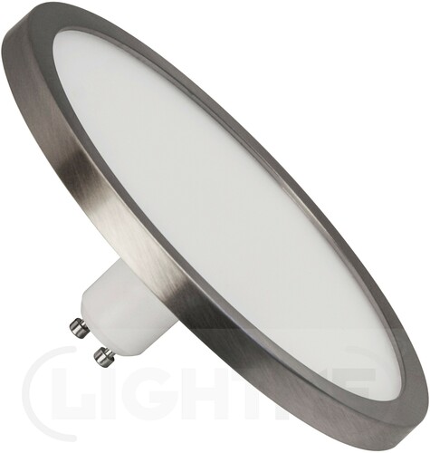 LIGHTME LED-Diffusor-Lampe nickel 827 GU10 Stepdim LM85402