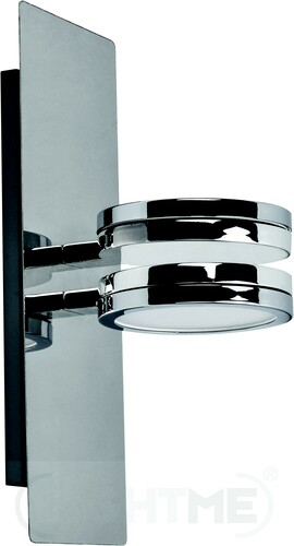 LIGHTME LED-Wandleuchte 827-840 GX53 chrom LM85637