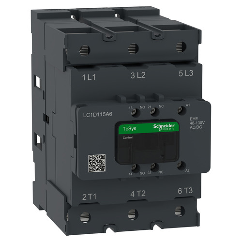 Schneider Electric Schütz 3P 115A AC3 48-130V AC/DC 1S1Ö LC1D115A6EHE