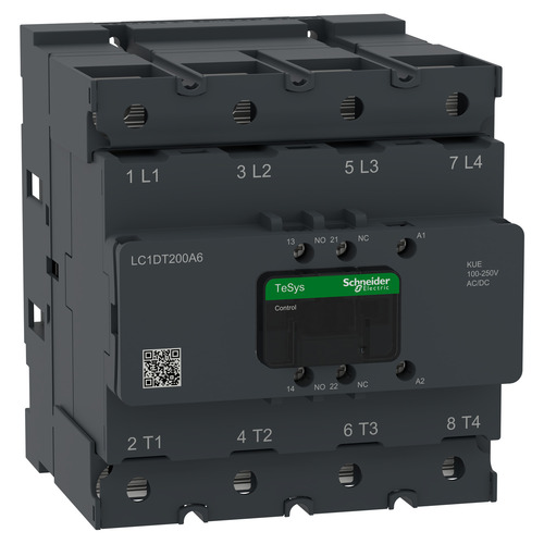 Schneider Electric Schütz 4P 200A AC1 100-250V AC/DC 1S1Ö LC1DT200A6KUE Schneider Electric Schütz 4P 200A AC1 100-250V AC/DC 1S1Ö LC1DT200A6KUE