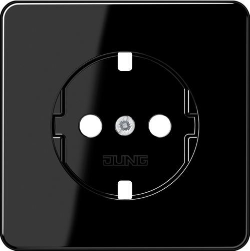Jung Platte f.SCHUKO Steckdose CD 1520 BFPL SW