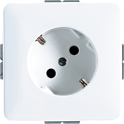 Jung SCHUKO Steckdose 45 Grad CD 520-45 N WW