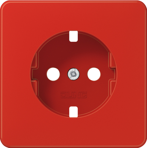 Jung Zentralplatte f. SCHUKO-Steckdose CD 520 KIBF RT PL