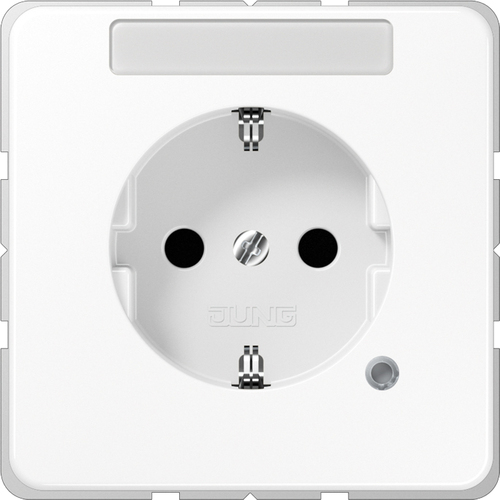 Jung Zentralplatte f. SCHUKO-Steckdose CD 520 NAKO WW PL