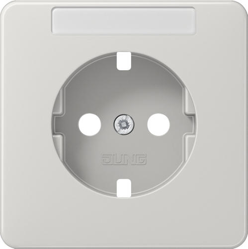 Jung Zentralplatte f. SCHUKO-Steckdose CD 520 NA LG PL