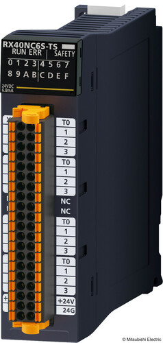 Mitsubishi Electric PLC iQ-R Series, DC, Single 16point, Do RX40NC6S-TS
